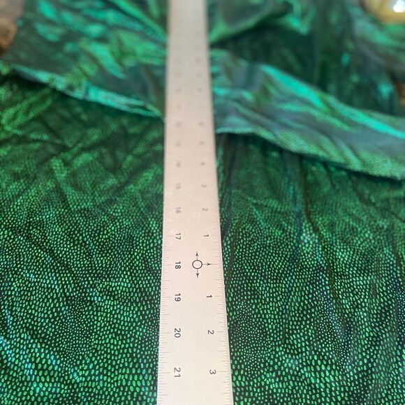 🎃 - GREEN Cowl Neck 80's Style Top! - Picture 8 of 12